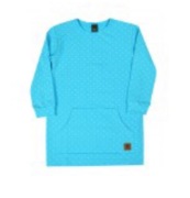 Tunika w kropki Atut 116 turkus