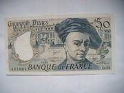 BANKNOT FRANCJA  50 FRANCS 1983 r. seria D.33