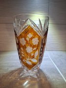 Wazon PRL kolorowe  - grube szkło