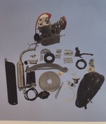 Silnik spalinowy do roweru/gokarta - Kompletny zestaw, nigdy nieużywany