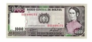 BOLIWIA 1000 BOLIVIANOS 1982 P167A 