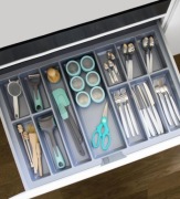 Duży Wkład na Sztućce Organizer 47x82 cm | SZARY