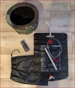 ROCKLAND PRYSZNIC SOLARNY 20L TOALETA PRZENOŚNA POLOWA NOWE +WORKI