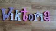 Litery 3D Styrodur napis Wiktoria