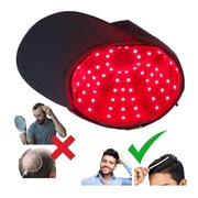 CZAPKA NA POROST WŁOSÓW PRZECIW WYPADANIU SIWIENIU PODCZERWIEŃ ŚWIATŁO