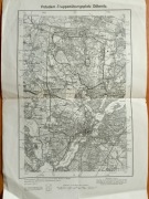 Mapa Wojskowa Poligon okolic Poczdamu 1937 r