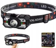Lampa latarka czołowa LED HEADLIGHT USB