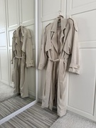 Płaszcz trencz Josefine Hj NA-KD 34/XS lniany