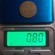 2. Wolne miasto Gdańsk Danzig WMG 1 fenig pfennig 1926 KM# 140 Lżejszy