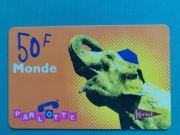 FRANCJA     -  Karta telefoniczna  /  SŁONIE