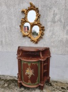 Piękna komoda włoska a'la konsola z lustrem szafka