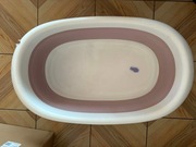 Wanienka składanka biało różowa primabobo