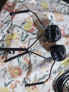 Czarny uchyt do sluchawek asg hełm fast