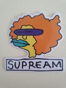 SUPREME Gonz Head FW17 naklejka 