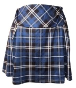 Spódnico Spodnie granatowe w kratkę krótkie XL- 2 XL (42-44) raz założone 