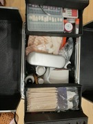 Zestaw do manicure hybrydowego – komplet Semilac + frezarka + lampa + kufer