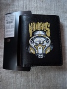 Portfel męski czarny z Vandals skóropodobny Cropp 