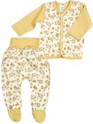 Kaftanik + półśpioszki r. 62 osiołki nowe