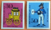 Niemcy DB znaczki 1966 # 516-517** Kongres filatelistyczny