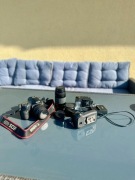 CANON EOS 60D zestaw - korpus/body + 3 obiektywy + lampa + grip + ładowarka