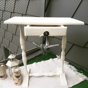 Sekretarzyk, mebel, biały, vintage, drewniany