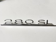 emblemat 280 SL do montażu na tylnej klapie auta Mercedes-Benz W113 Pagoda.