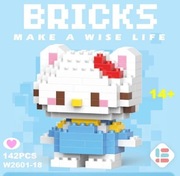 Klocki Hello Kitty Figurka Kotek 142 szt.