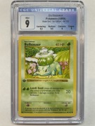 Pokemon Bulbasaur 1st Edition 1999 PSA CGC 9 (BTC/