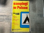 Campingi w Polsce - mapa…………….
