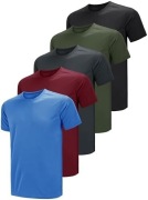 Zestaw 5 koszulek męskich T-shirt Sportowe Rozmiar M – NOWE (5-pak)