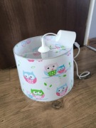 Lampa wisząca sufitowa żyrandol abażur Sowa