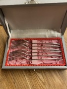 Posrebrzane widelczyki Hefra met90