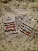 Zestaw spinek wsuwki ozdobne 8 szt