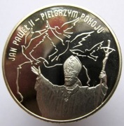 JAN PAWEŁ II MEDAL PIELGRZYM POKOJU AG925