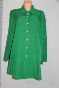Elegancka Bluzka damska zielona  TUNIKA  48 _ 50