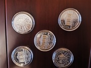 Wiedeński Filharmonik 1 oz uncja srebra a x 5 szt., 2015