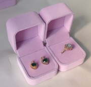 Miękkie Aksamitne Pudełko na Pierścionek