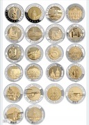Pełen komplet 23 szt monet 5 zł okolicznościowych - mennicze