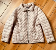 Pikowana kurtka pudrowy róż jesienna krótka lekka Charles Vögele 42 XL 14