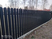 Sztachety Sztachetki Metalowe Panel 10cm-11.5cm-12.4cm