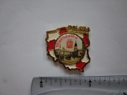 Magnes na lodówkę - 389g. POLSKA Warszawa MAPA metalowa