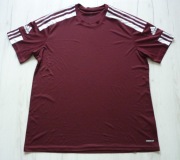 Piękna męska koszulka ADIDAS t-shirt rozmiar XL bordowa