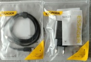 Ładowarka Essager GaN 33W szybkie ładowanie + kabel 1m C - C. Dwa porty. 