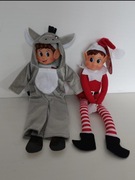 Psotny Elf on the shelf elf badly behaving elf ubranko osiołek