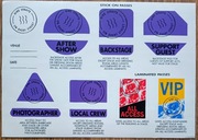 Dire Straits - On Every Street, wzory przepustek [fioletowa] 