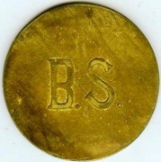 WARSZAWA MONOGRAM B. S. 100 mos śr 28,8 mm