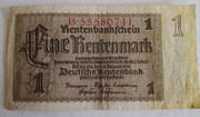 1 marka 1937 rentenmark seria B