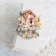 Kartka, ręcznie robiona, Wielkanoc 