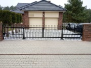 Brama harmonijkowa łamana automatyczna