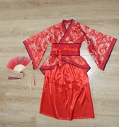 Strój karnawałowy dla dziewczynki 130/140. Przebranie Chinka, Japonka.